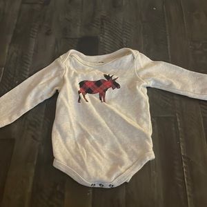 Elk long sleeve  onesie